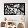Wallity Picasso Escultura de Pared de Metal Negro